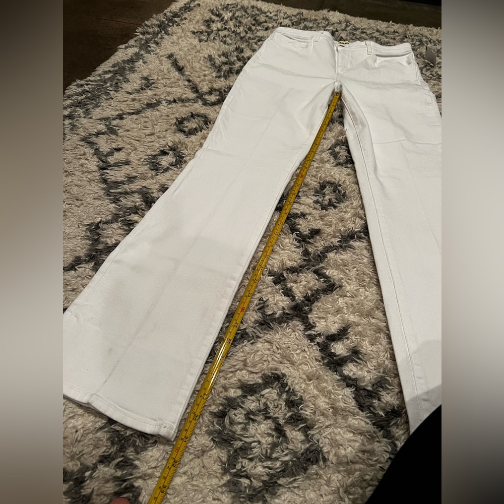 L’AGENCE 31 ORIANA HIGH RISE STRAIGHT BLANC WHITE JEANS! BRAND NEW WITH TAGS! - Picture 17 of 17